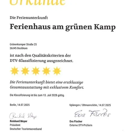 NEU! Ferienhaus am grünen Kamp Bockhorn (Lower-Saxony)